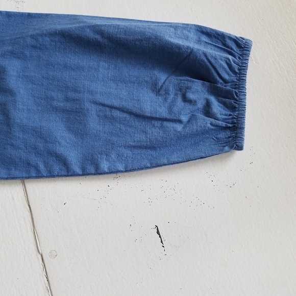 NWT Massimo Dutti Boho Long Sleeve Shirt Embroidered Tassel Size XS 100%cotton - Picture 6 of 8